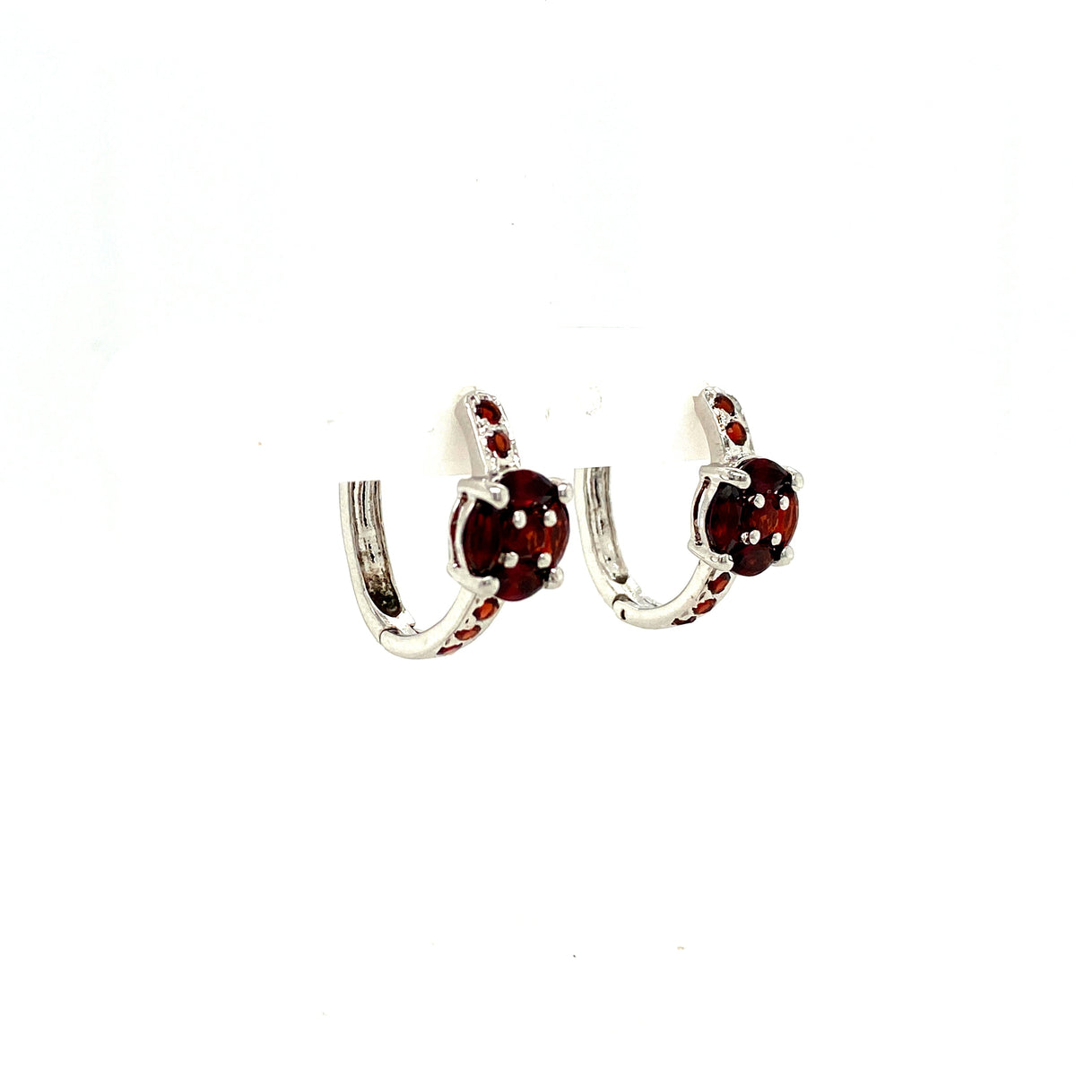 Garnet Sterling Silver Jewellery Set III