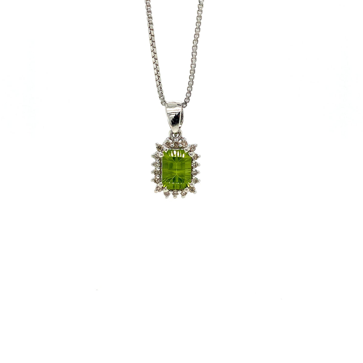 Peridot Sterling Silver Jewellery Set