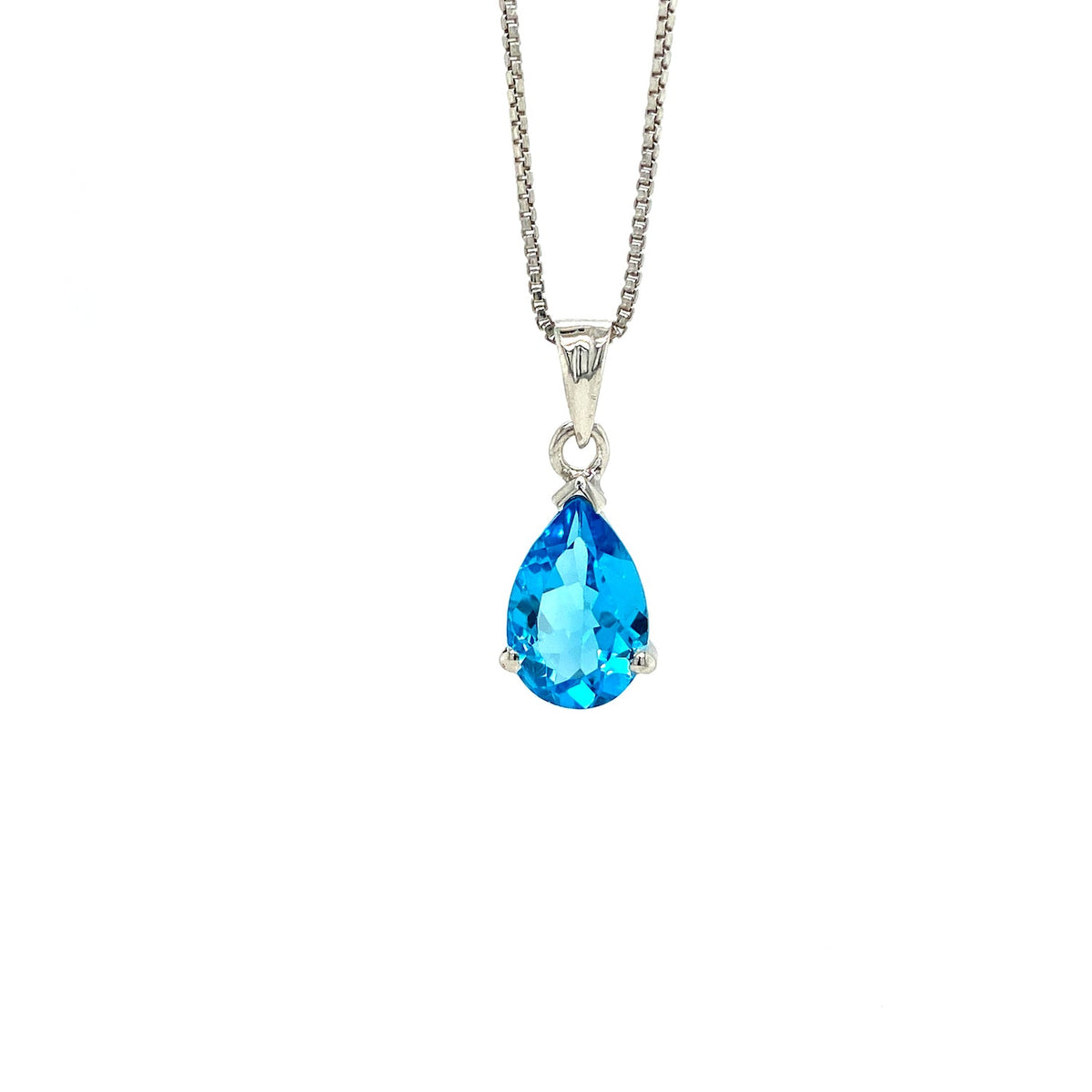 Blue Topaz Sterling Silver Jewellery Set II