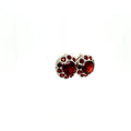 Garnet Sterling Silver Jewellery Set V