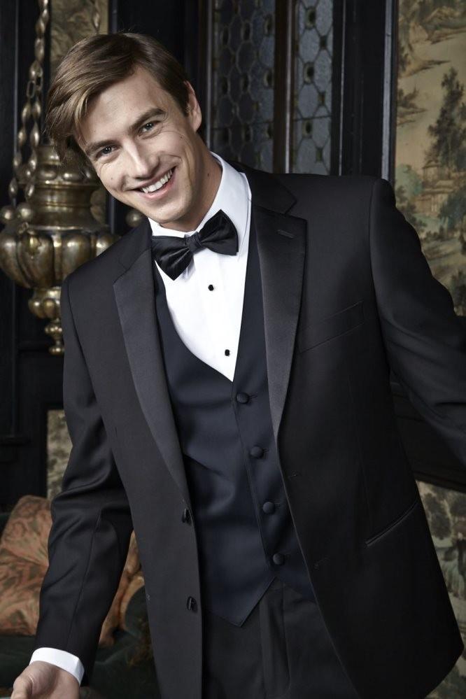 "Barcelona" Black Tuxedo Jacket – Notch Lapel Separate