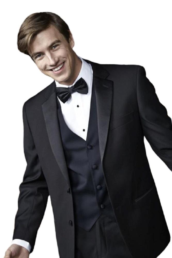 "Barcelona" Black Tuxedo Jacket – Notch Lapel Separate
