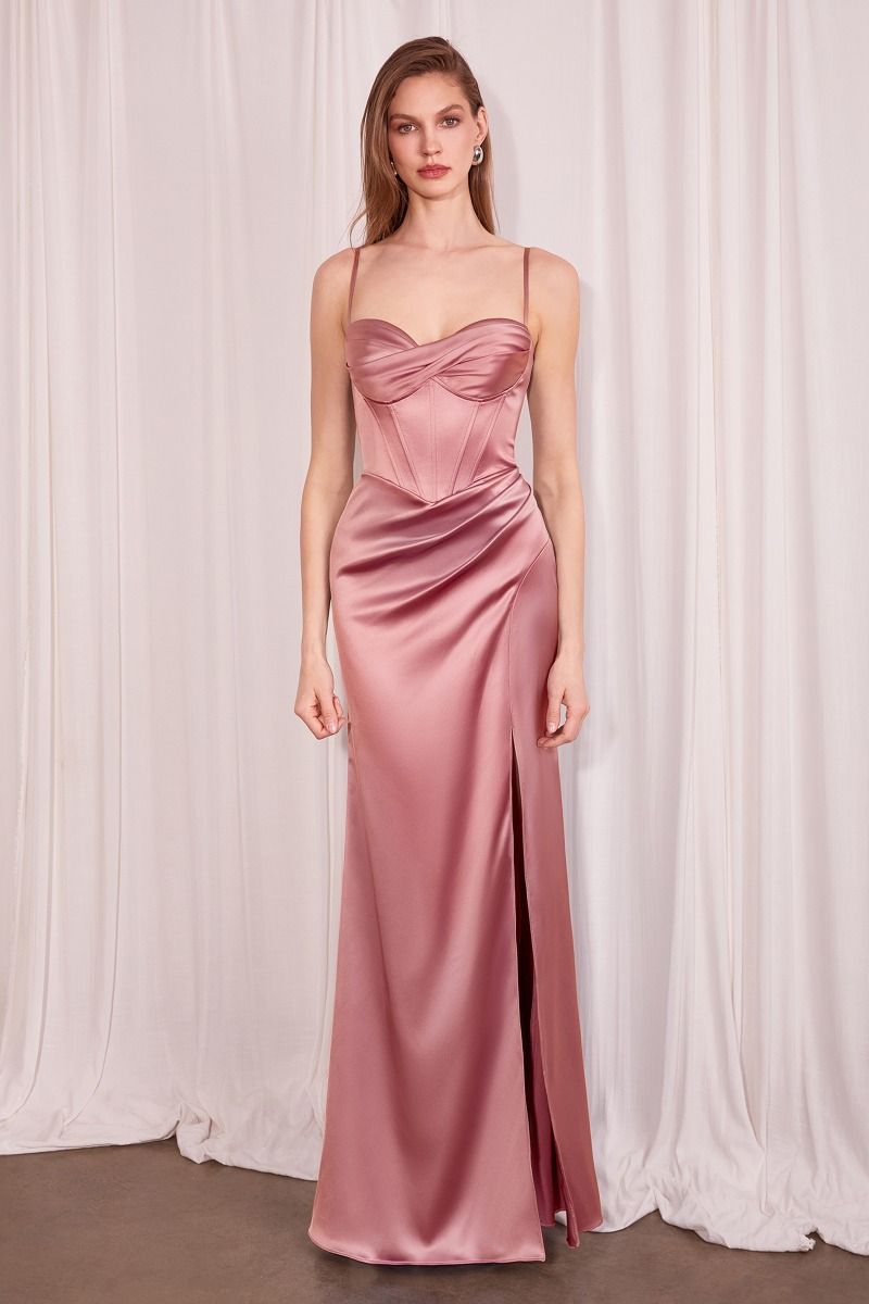 Fitted Formal Dress – Sweetheart Neckline & Thin Straps